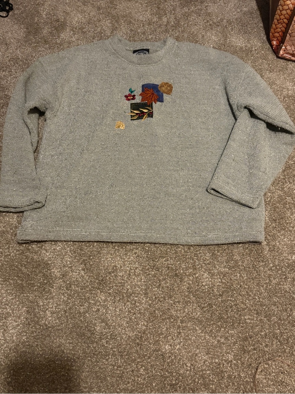 Vintage Fall Pullover Spooky Witchy Grandma